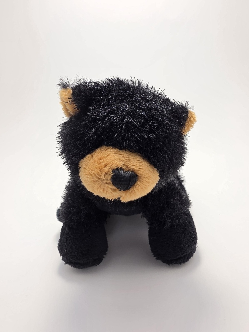 Vintage Webkinz Lil Kinz Black Bear with No Tag, Ganz Plush (5 inch)